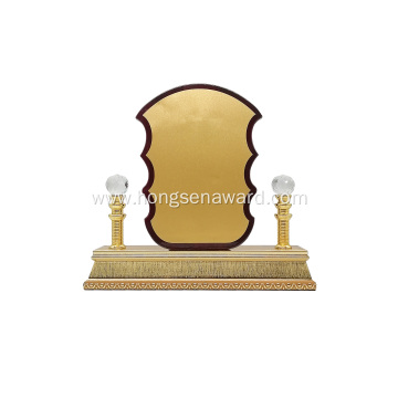 stock High quality wooden medal
